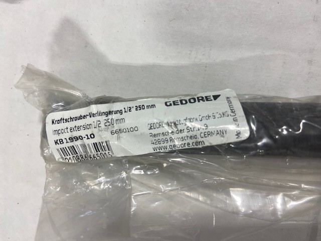 Gedore 14 piece Impact Socket Set 1/2″ Drive, Metric Plus Canvas Bag- NEW