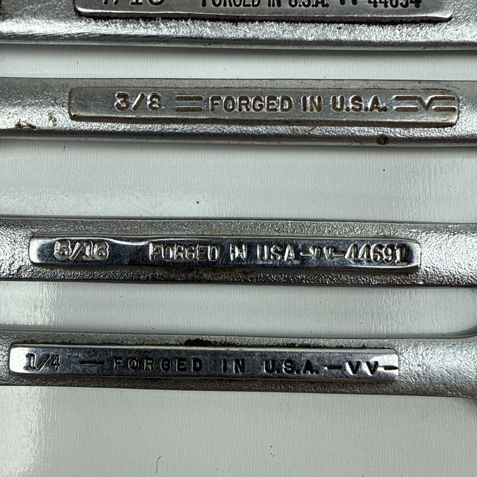 Craftsman SAE Combination Wrench Set USA 12 Pt 1/4″ 1 15/16” 15 Tools V&VV
