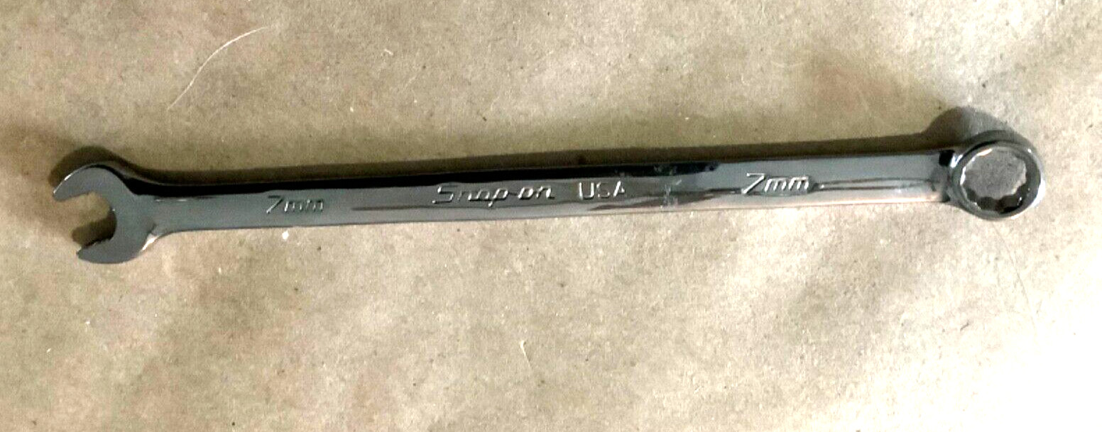 New Snap-on SOEXM7 7mm 12-Point Metric Standard Combination Wrench