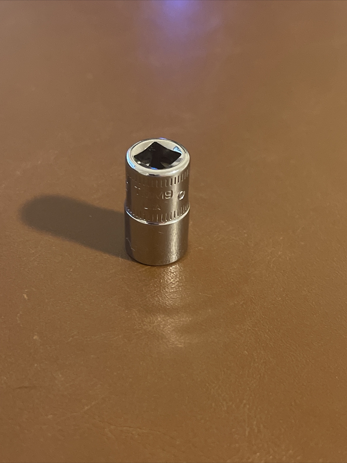 Snap-on TMM9 9mm 6-Point 1/4″ Drive Shallow Chrome Socket Metric USA