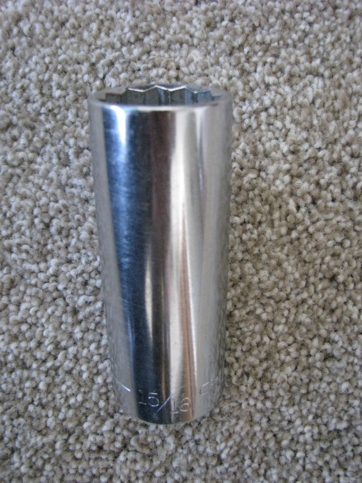 VINTAGE CRAFTSMAN (9 Pcs.) DEEP SOCKET SET 1/2 DRIVE , 12 POINT 9/16″ – 1 1/8″