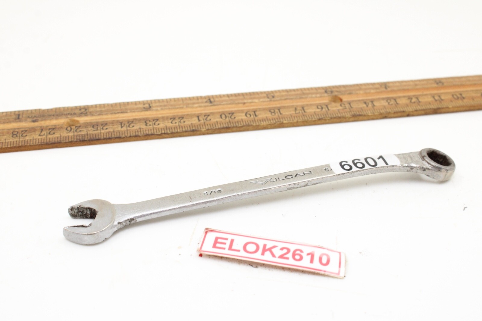 Vulcan XOE-610 5/16” 6 Point 5.5″ SAE Chrome Combination Wrench USA