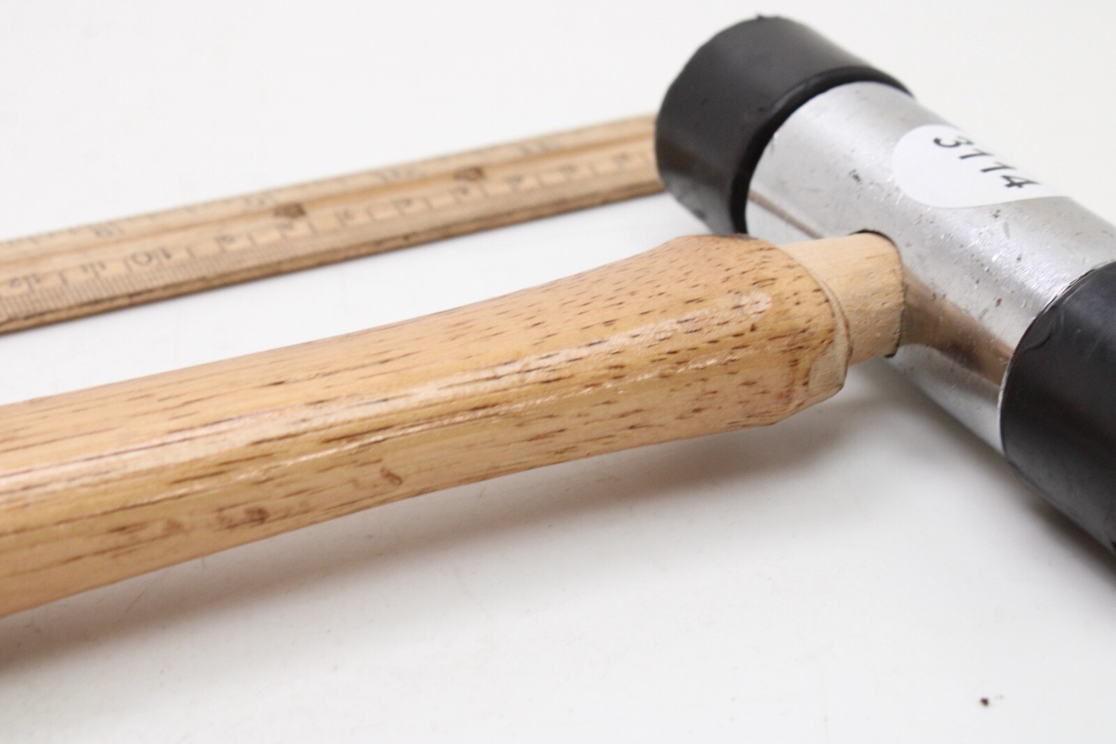 SNAP-ON BH92B 15-1/2″ Rubber Ends Wood Handle Non-Marring Hammer Mallet USA