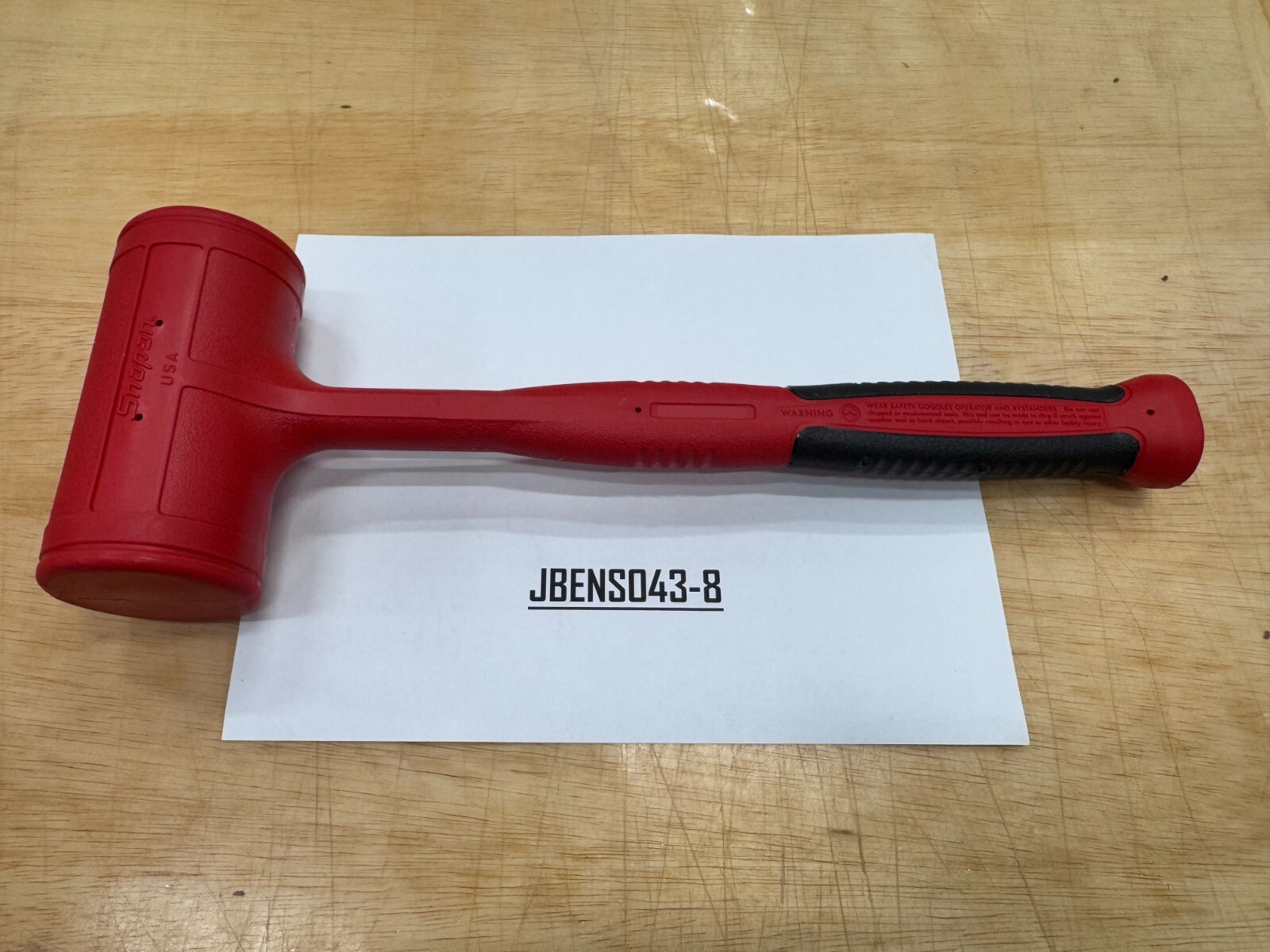 Snap-on Tools USA NEW RED 56oz / 1550g Soft Face Dead Blow Hammer HBFE56