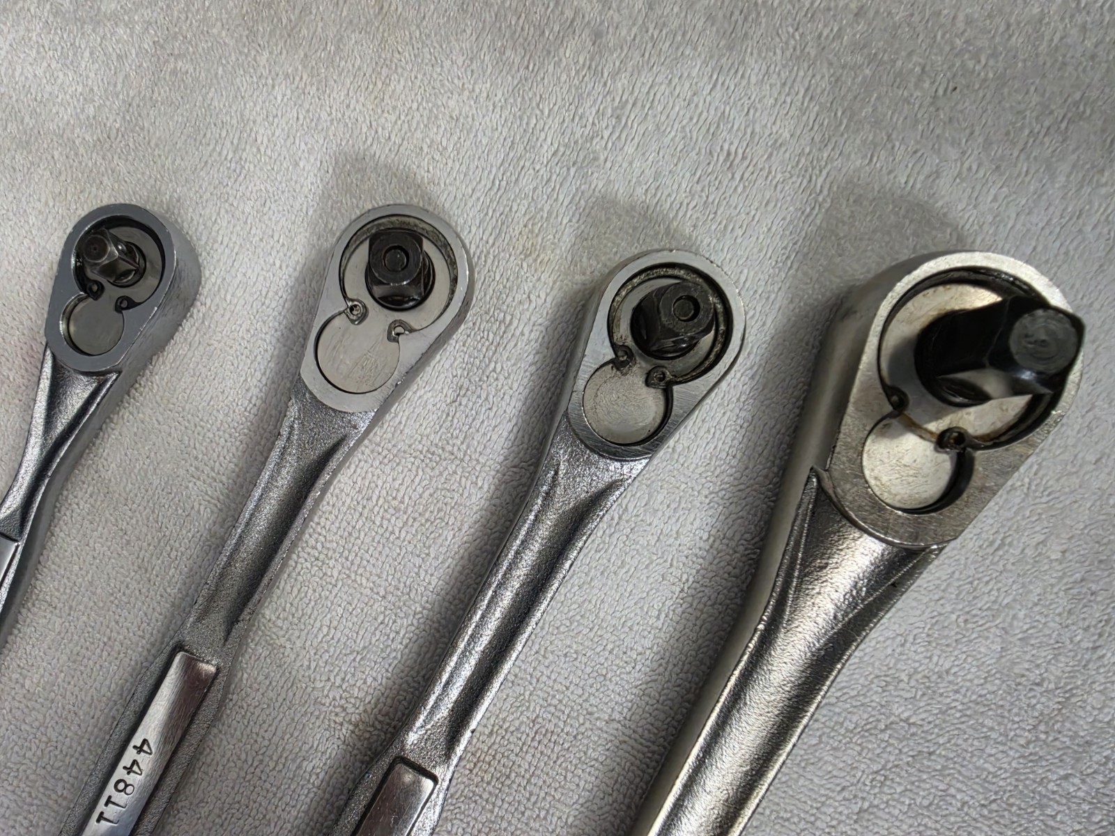 USED Vintage Craftsman Ratchets Set Of 1/4, 3/8, 3/8 Long, And 1/2