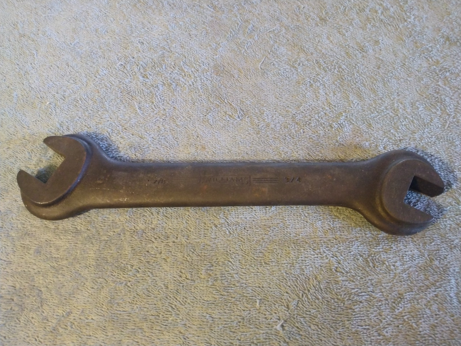 Vtg Williams Double Open End Wrench 3/4″ x 7/8″ NOS Made In USA