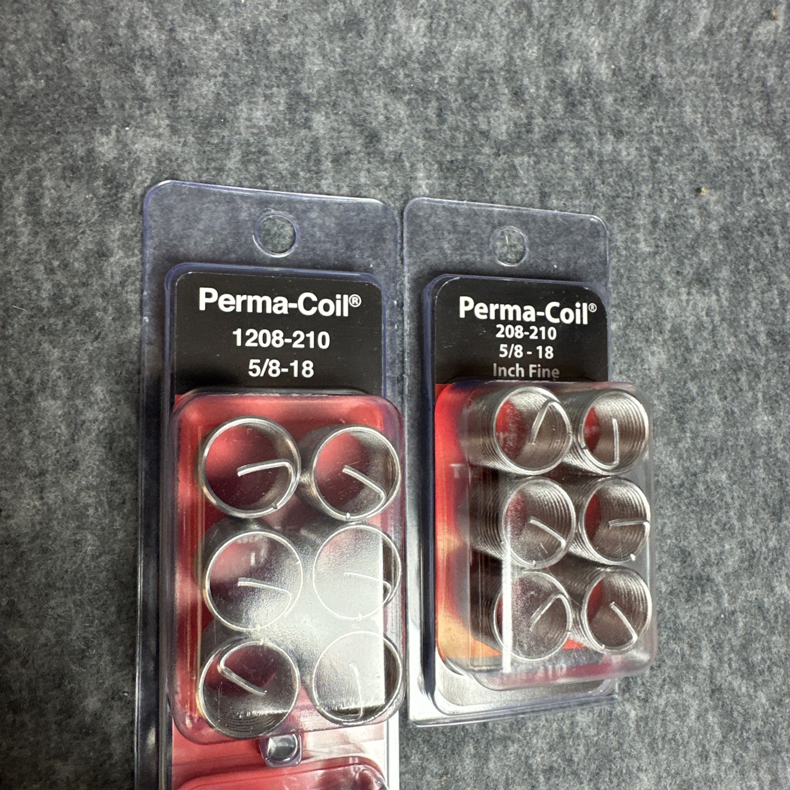 5/8-18 NF Thread Repair Insert Kit Perma Coil 1208-210 USA Fits Heli