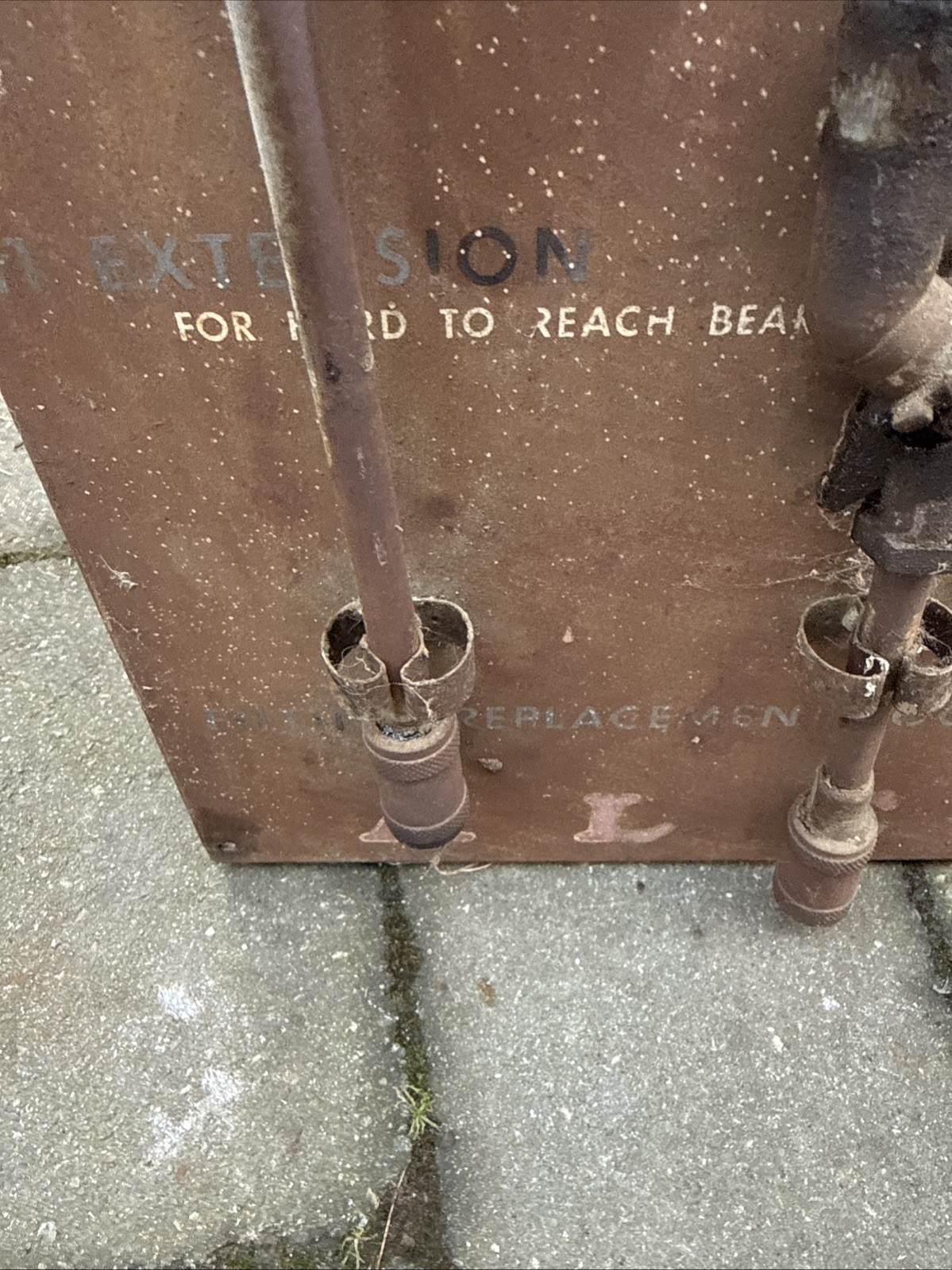 Vintage American Specialised Lubrications Tools Workshop Tool Hanging Board