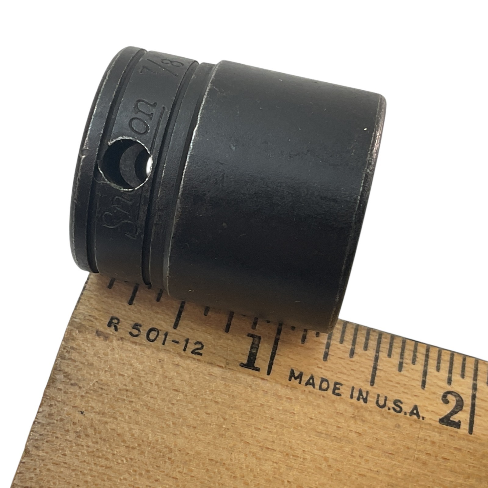 Snap-On Shallow Socket 7/8″ GF281 3/8″ Drive 12 Pt SAE As Pictured Mechanic Tool