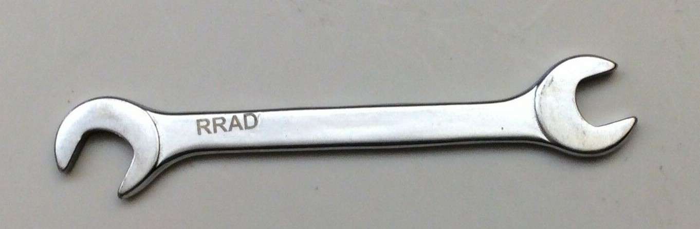 ES TOOLS 3/8 x 11/32 INCH ANGLE HEAD OPEN END WRENCH NEW USA