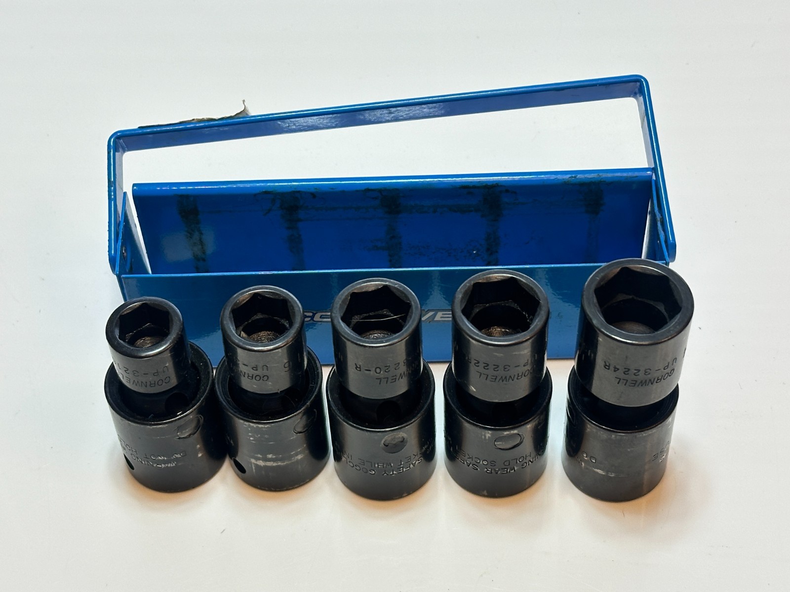 Cornwell USA UP-325RS SAE 1/2” Dr. Universal Swivel Impact Socket Set, 1/2″-3/4″