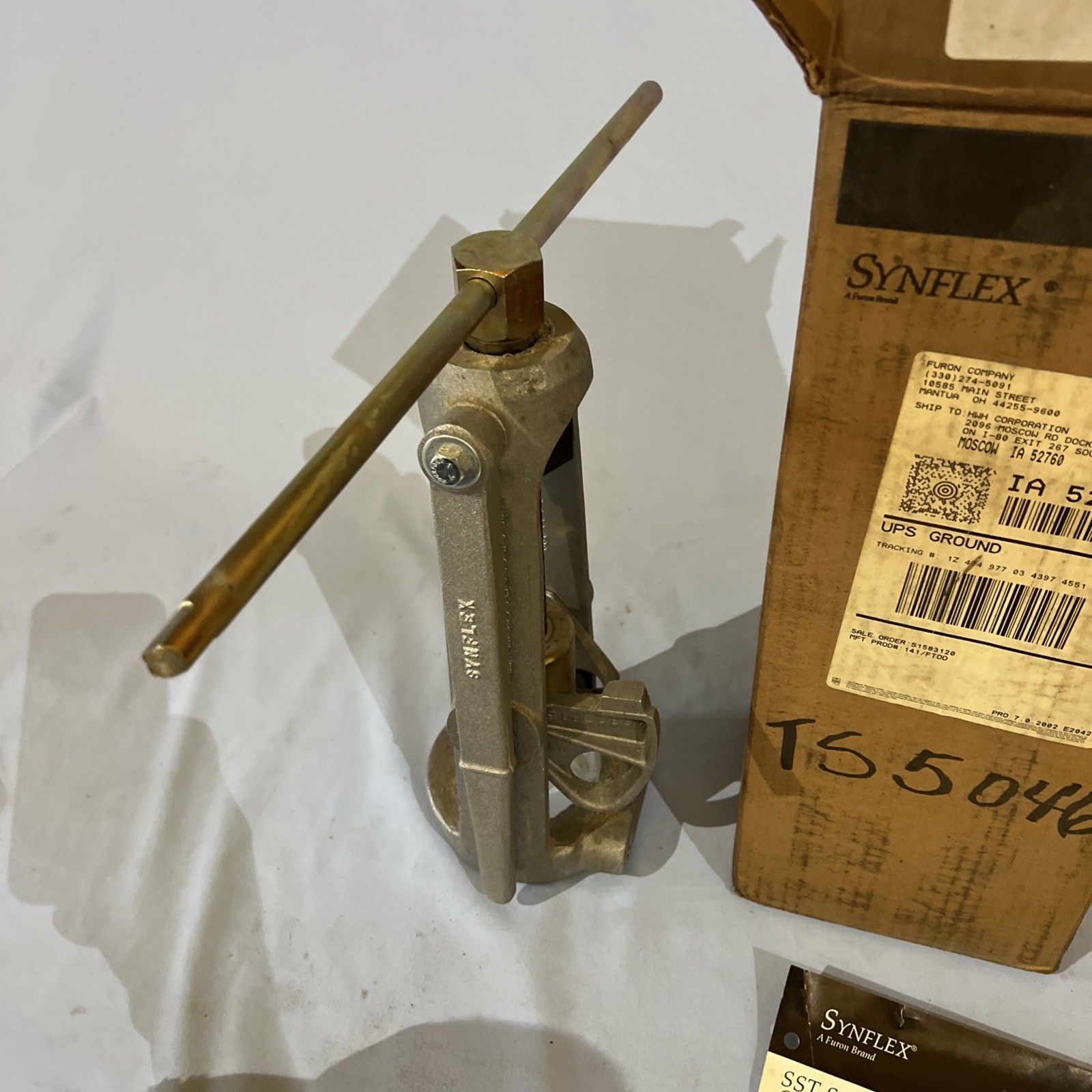 SYNFLEX 4530 CP15 Portable Hand Swager Press Swage Swaging Tool New