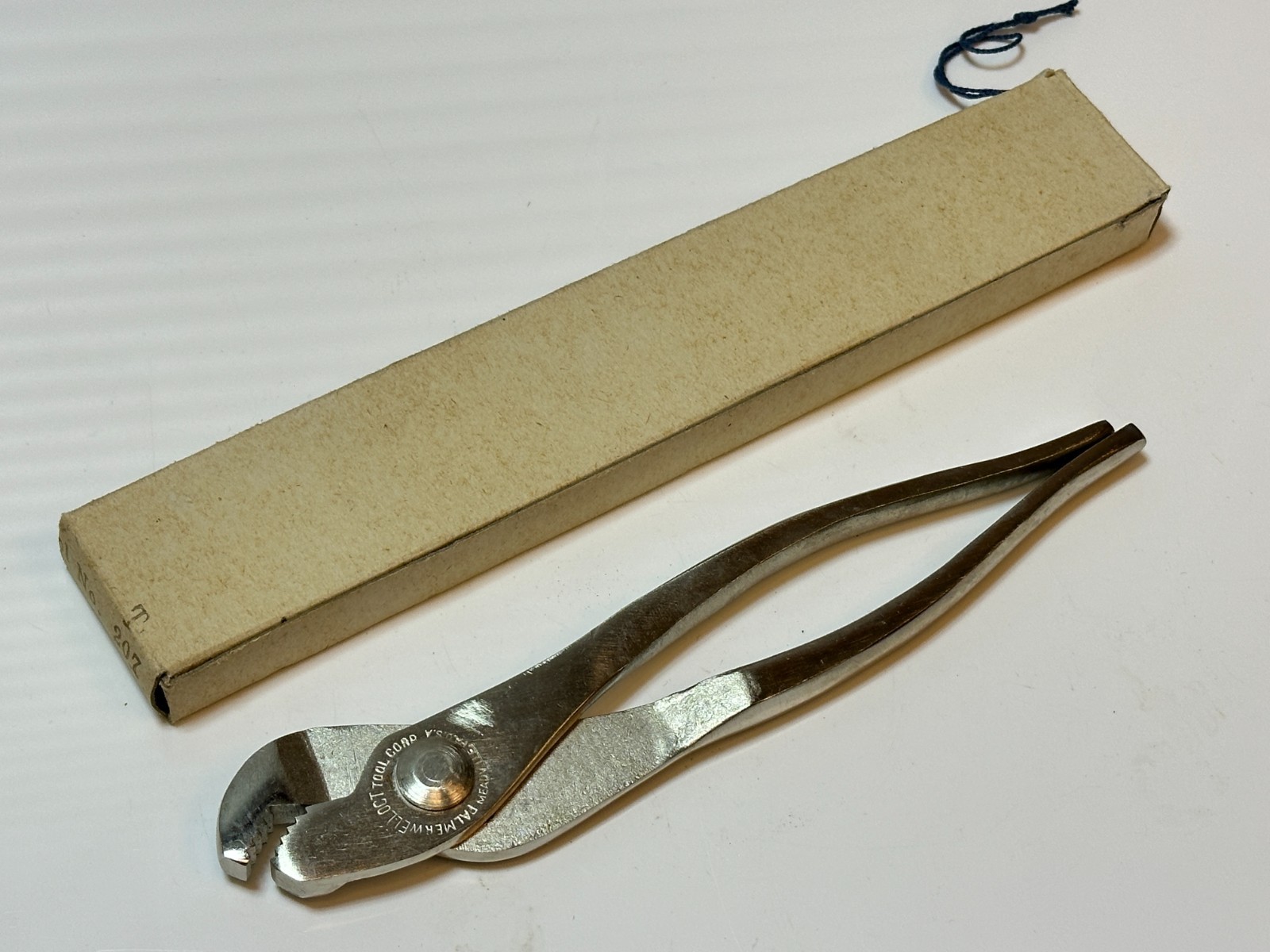 Palmer Welloct USA 7″ Slip Joint Parrot Head Battery Terminal Pliers NOS NEW