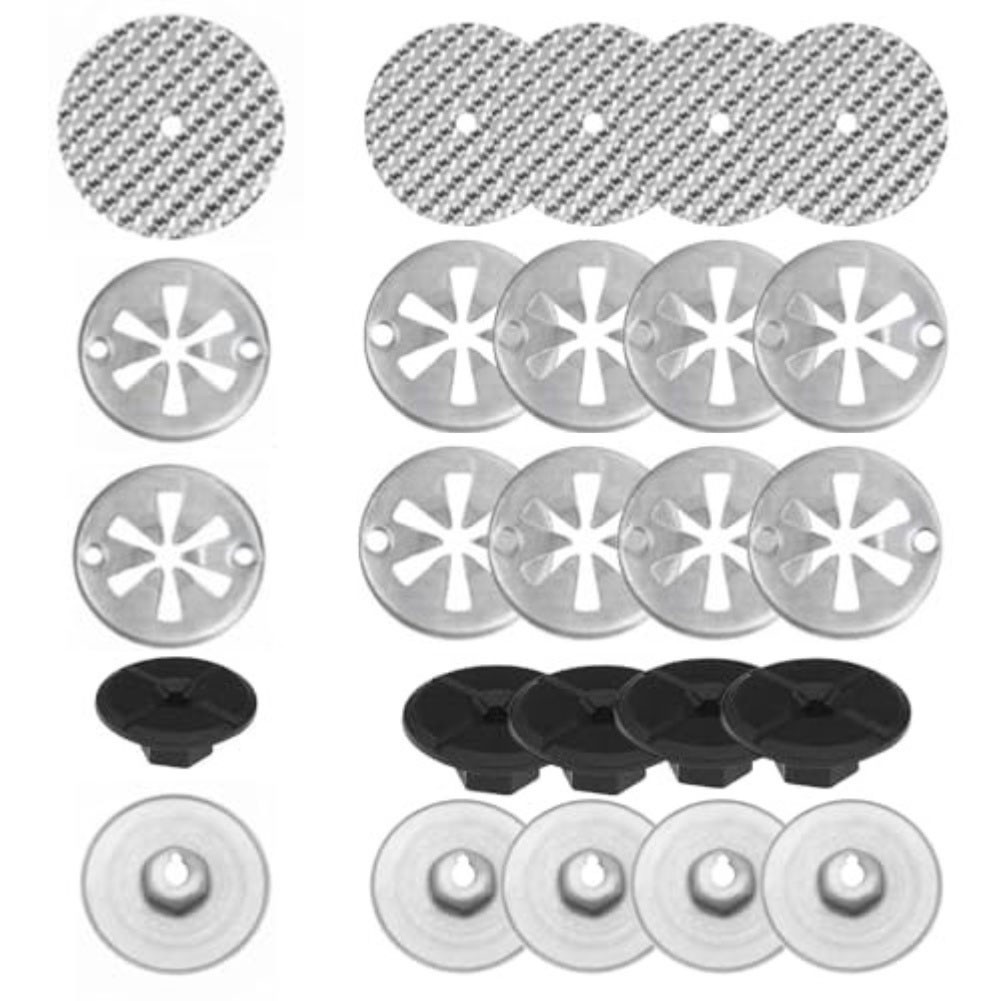 For Car Heat Shield Repair Kit 25 Pieces 30mm Washers 50mm Plates and Nuts Kit
