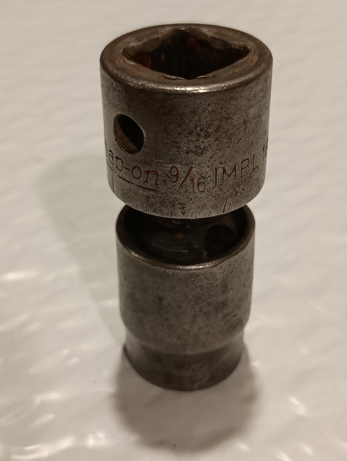 SNAP ON TOOLS IMBL180A, 1/2″ DRIVE, 9/16″ SWIVEL IMPACT SOCKET, SHALLOW, 6 POINT