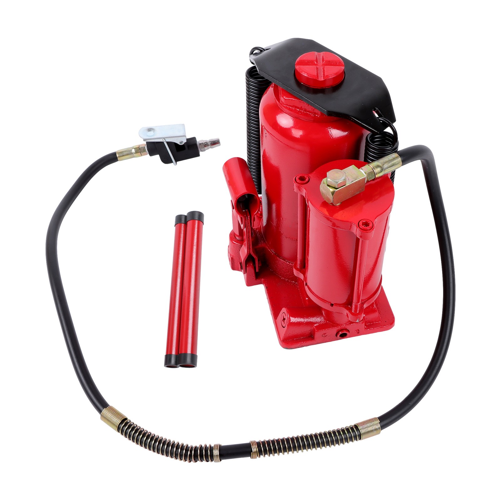 Labwork 20 Ton 40,000lbs Air Hydraulic Bottle Jack Truck RV Repair w/Manual Hand