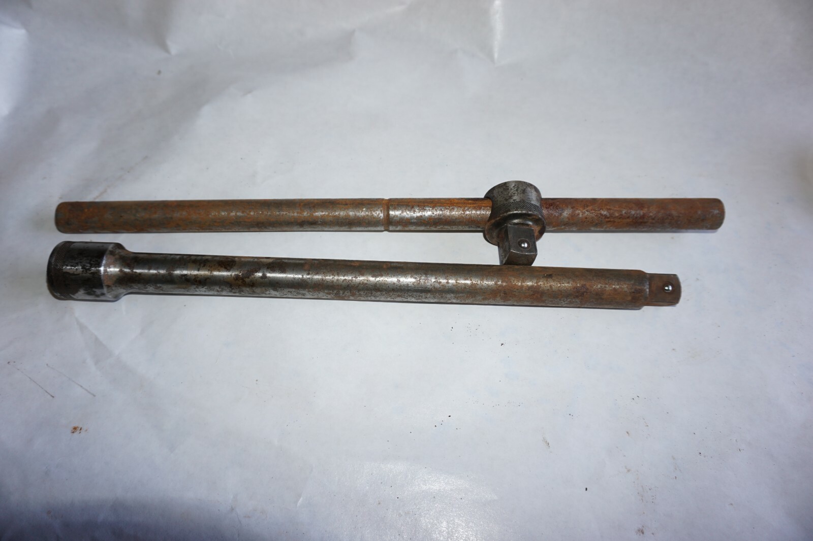 Vintage Husky USA 3/4″ Drive T-BAR Breaker Bar 18″ L & HD 15″ Impact Extension
