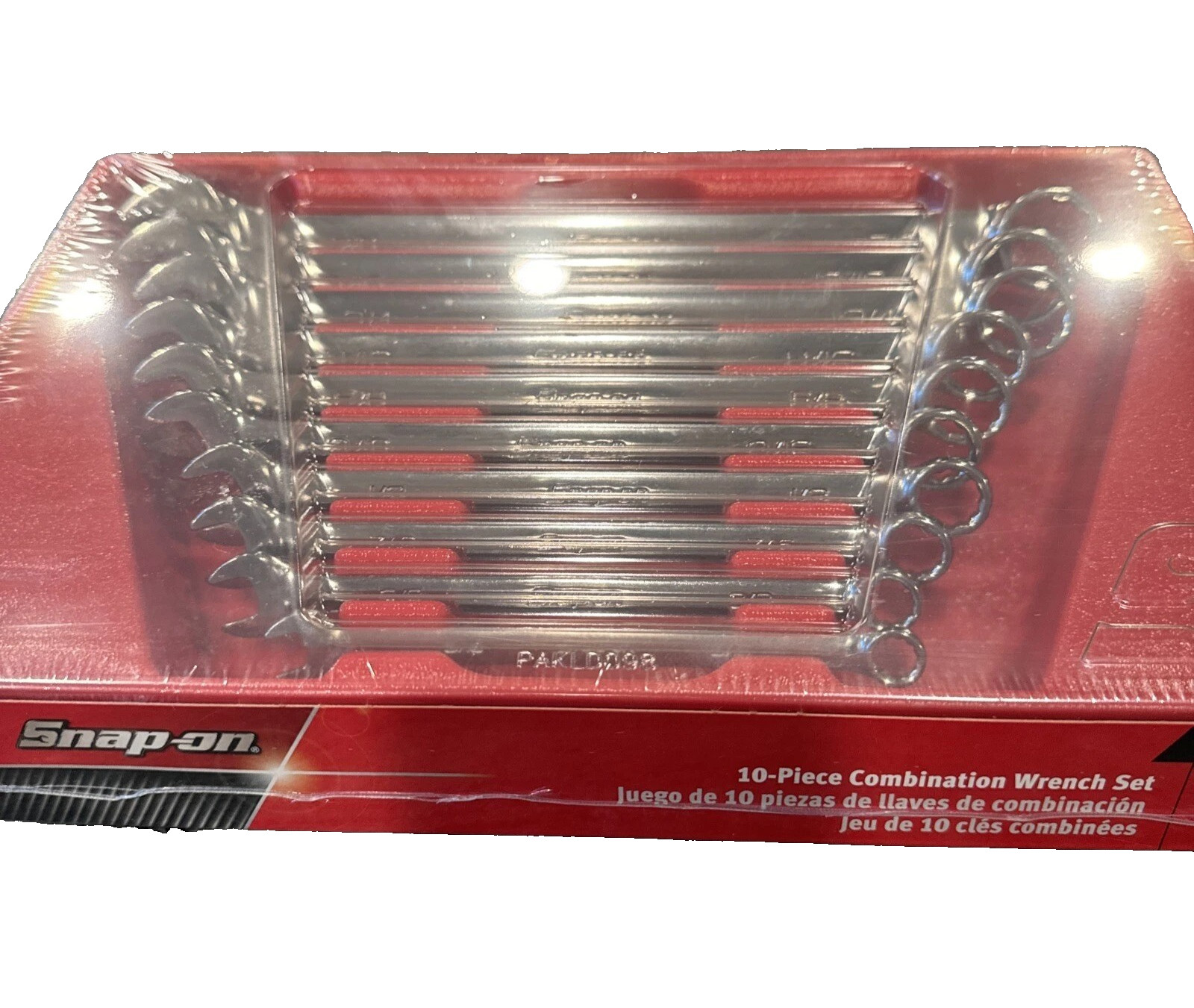 New Snap-on™ OEX710 10-pc 5/16″ – 7/8″ 12-Point Box Open Combination Wrench Set