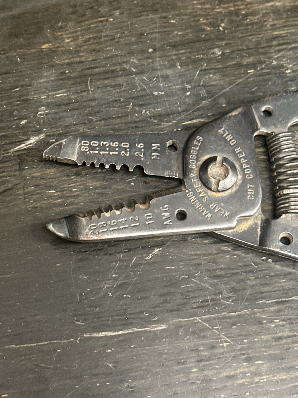 VINTAGE CHANNELLOCK NO. 958 WIRE STRIPPER CUTTER – USA