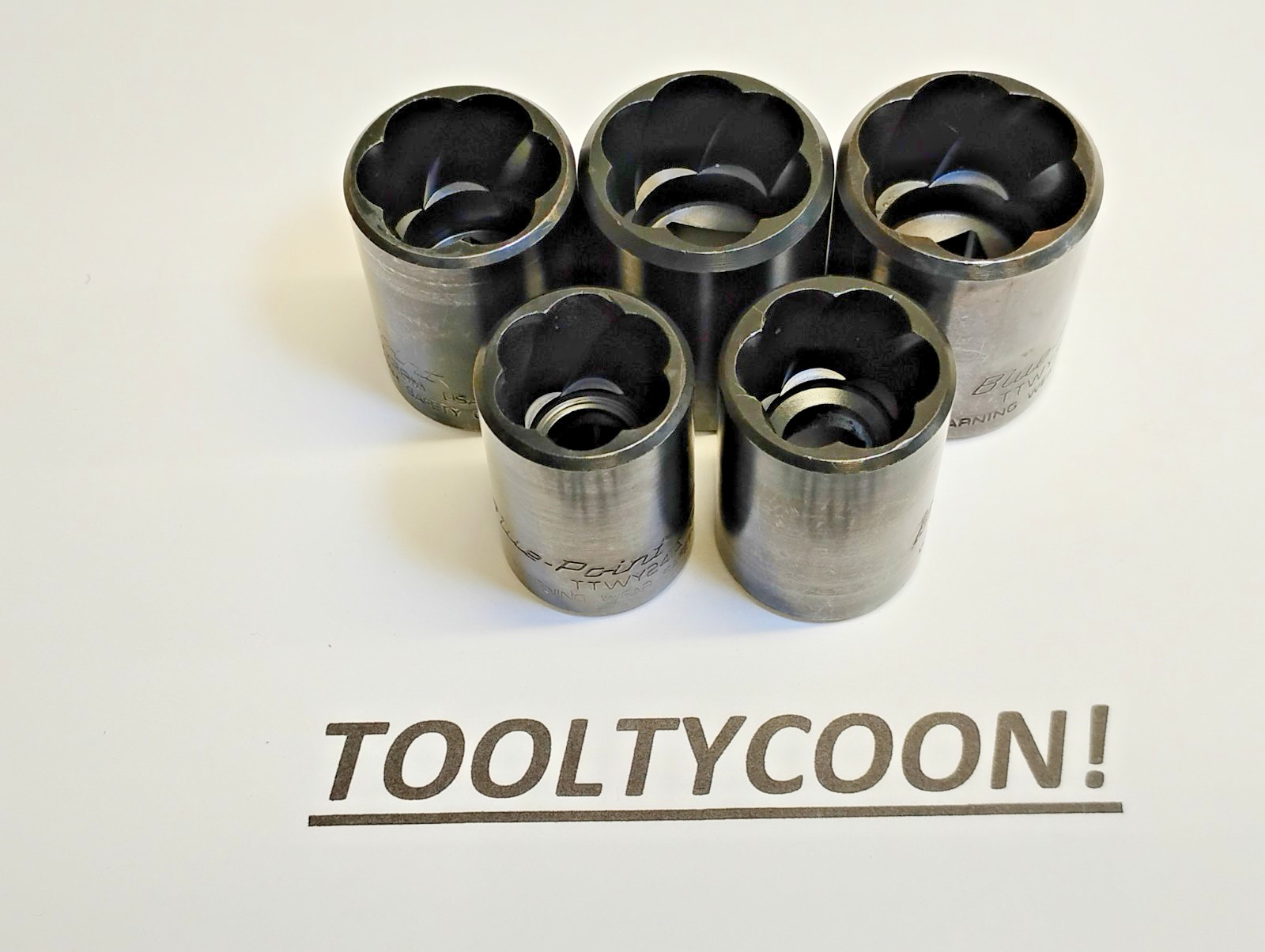 Blue Point TOOLS 305TTWYA NEW 3/4-1” Shallow Twist Impact Socket Set