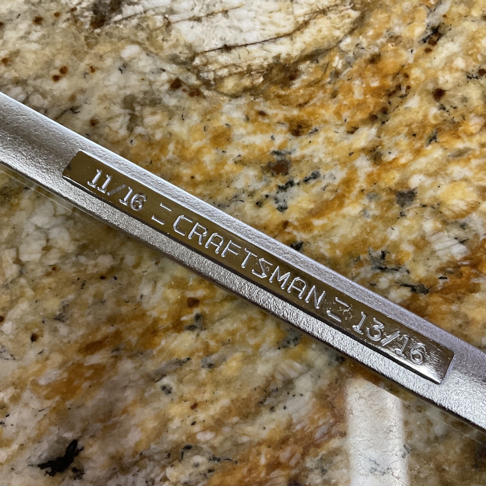 Vtg Craftsman 11/16″ & 13/16″ Double Box Wrench V-43927 USA !SHIPS FREE! CLEAN!!
