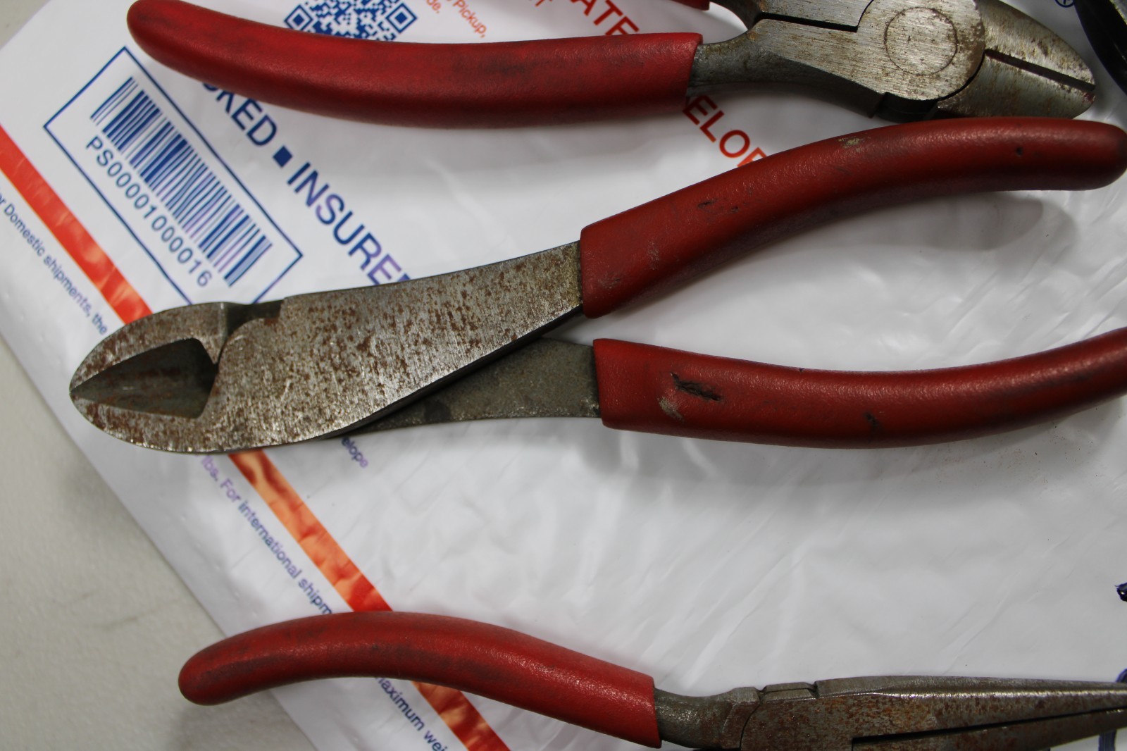 Snap On USA 6pc RED Grip Cutters & Pliers 47CP 96BCP 32BCP 87BCP 96BCP 97BCP