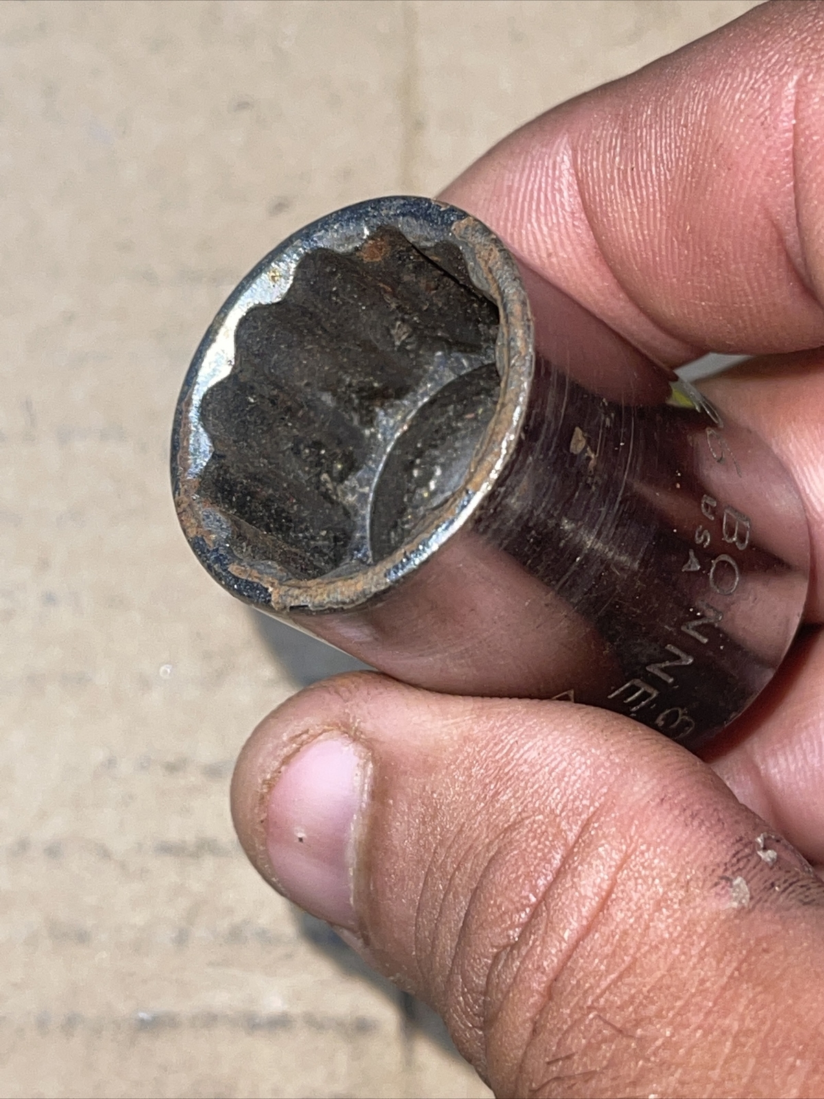 BONNEY USA A26 13/16 In SAE 1/2” Drive 12 Point Socket