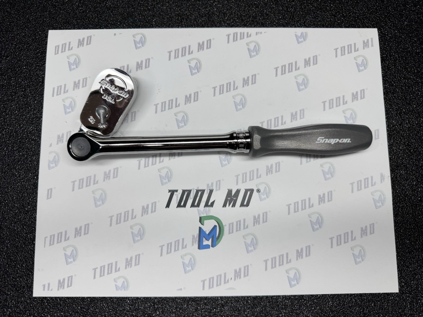 Snap-on Tools DARK TITANIUM 3/8″ Drive Hard Grip Multi-Position Ratchet FHD80MP