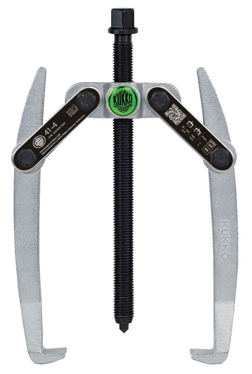 Kukko 41-4, 2-Arm Universal Puller 130x160mm w/Swivel Puller Legs