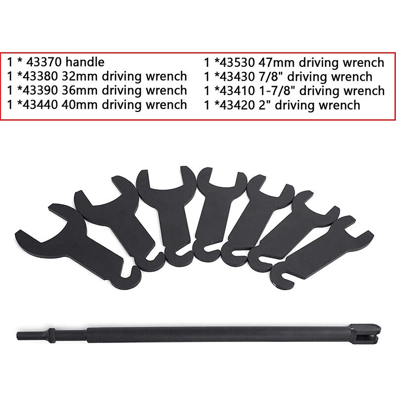 43300 Pneumatic Fan Clutch Wrench Removal Tool Kit Fit for Ford/GM/Chrysler/Jeep