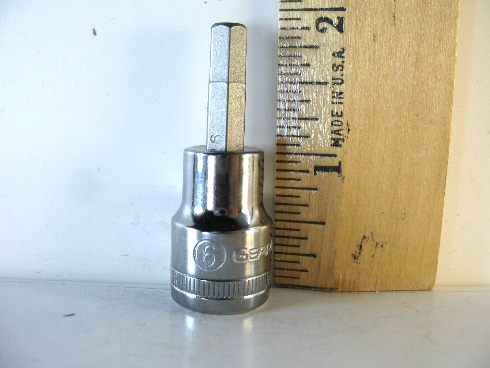 GearWrench 80427N, 3/8″ Drive Hex Bit Socket 6mm – Brand New