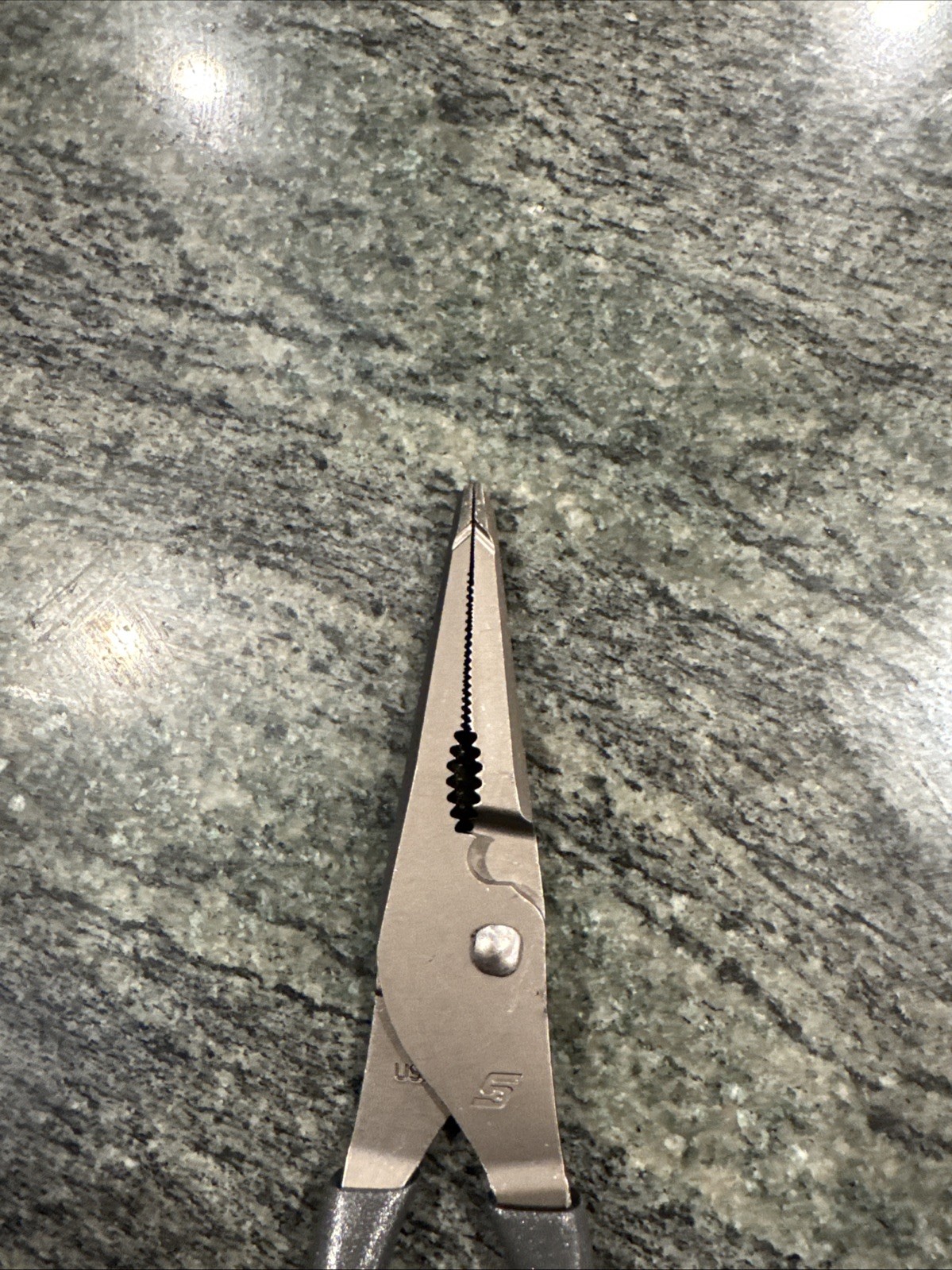 Snap On ln47acf 9” talon grip®️ long nose slip joint pliers dark titanium new