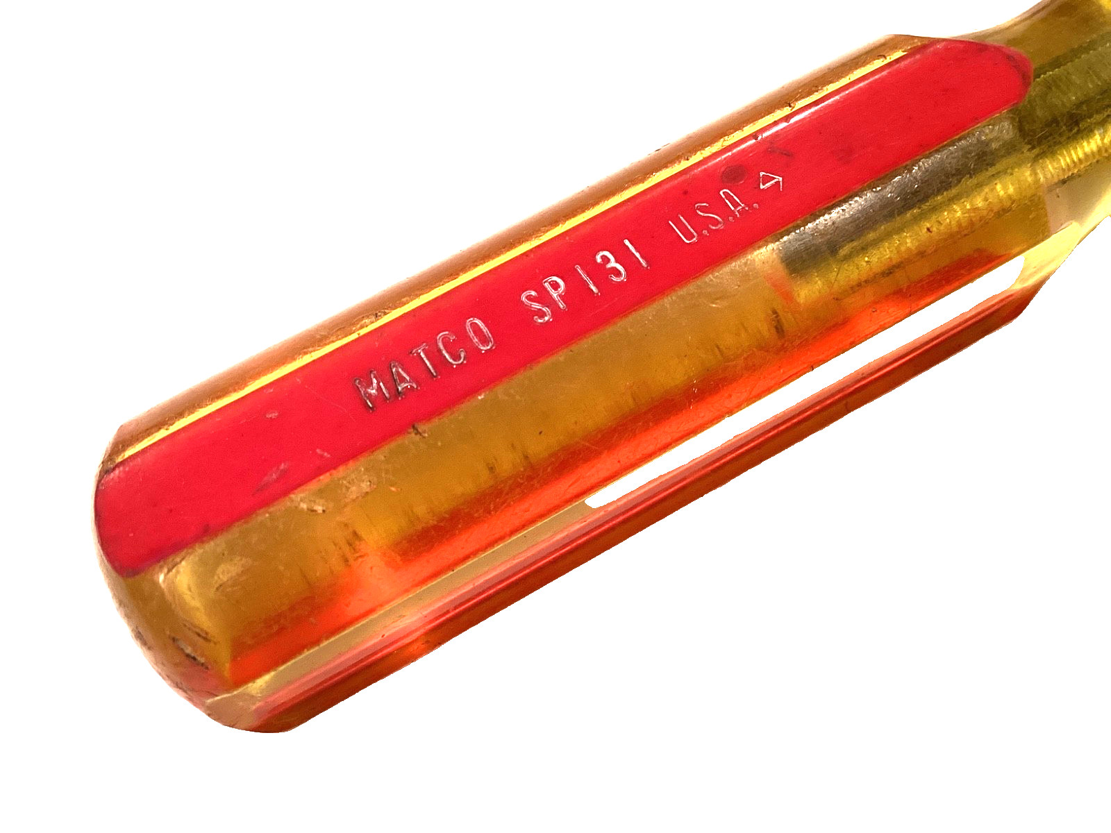 Matco Tools USA SP131 90° Bent Specialty Spring Tool With Amber Hard Handle NICE
