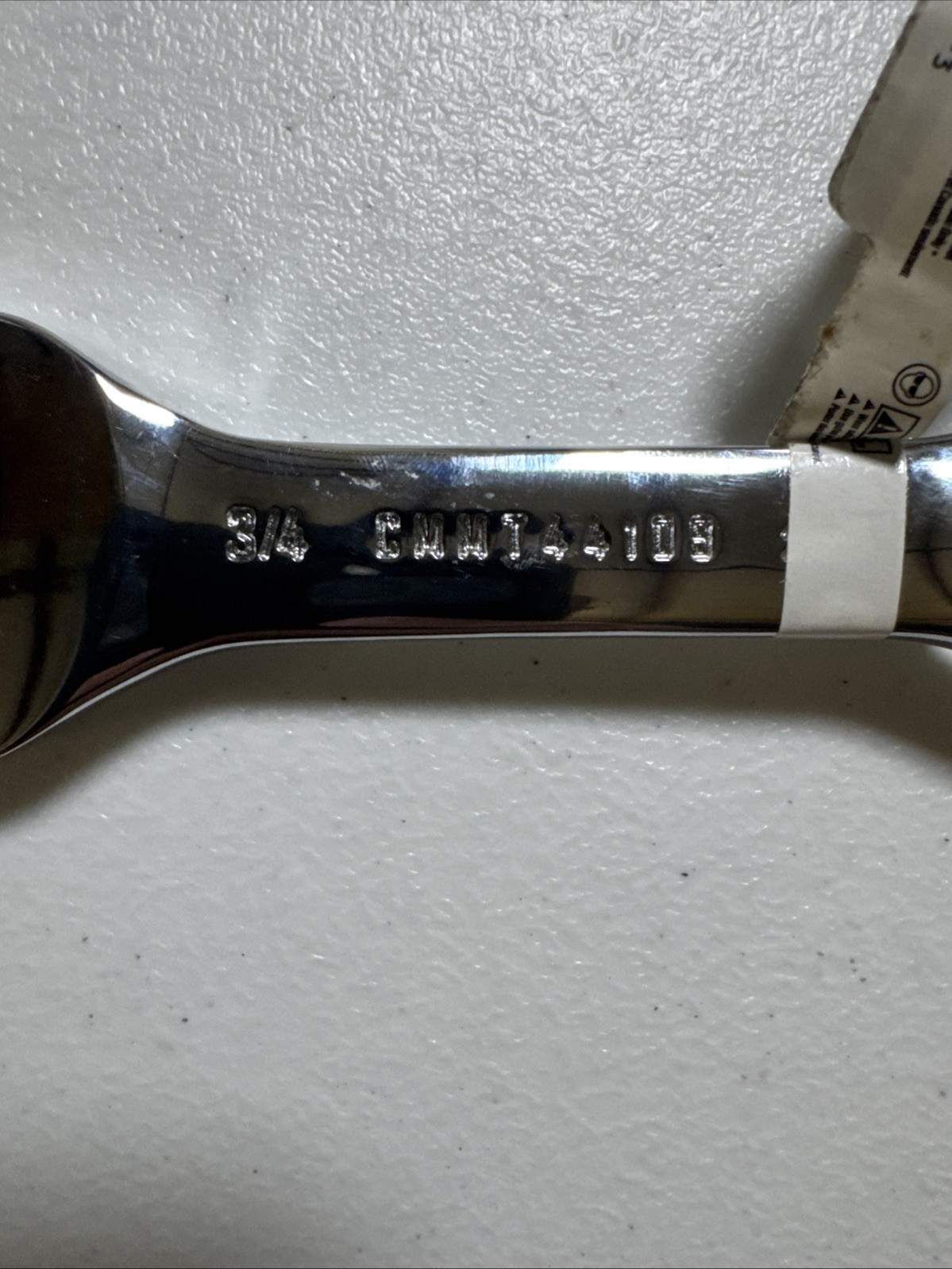 Craftsman Professional Standard SAE Polish Stubby Wrench, USA 3/4″ – p/n 44109