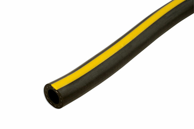 Connect 30901 Rubber Black & Yellow Air Hose 8.0mm x 15m