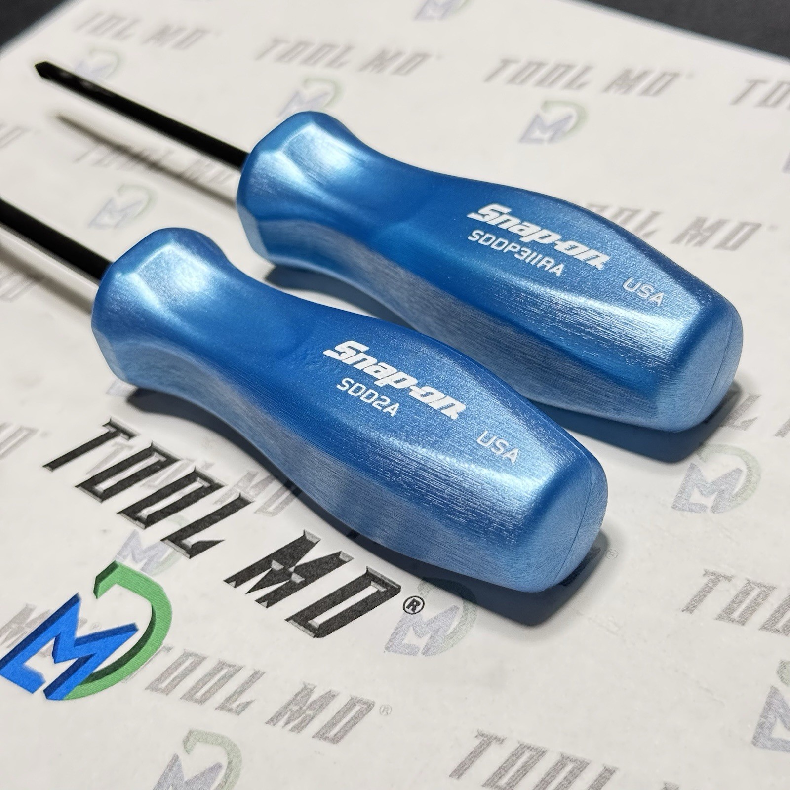 Snap-on Tools USA RARE NOS PEAL BLUE Industrial Screwdriver Set SDDP31IRA SDD2A