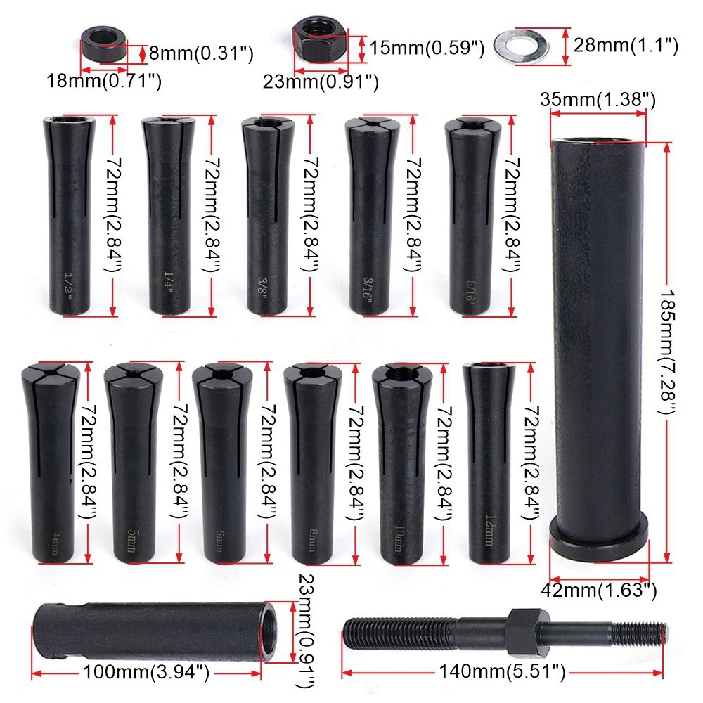 95400 Master Dowel Pin Puller Kit for 1984-2024 Engine Blocks & Heads SAE/Metric