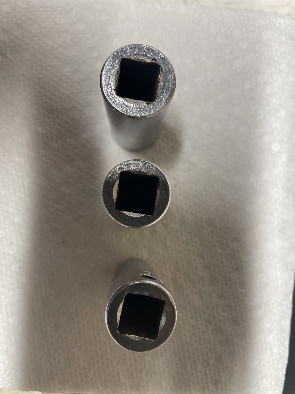 Mac Tool 3/8″ Dr 6 Pt Chrome Socket Lot of 3 XD166 1/2″ XD186 9/16″ XD 126 3/8”