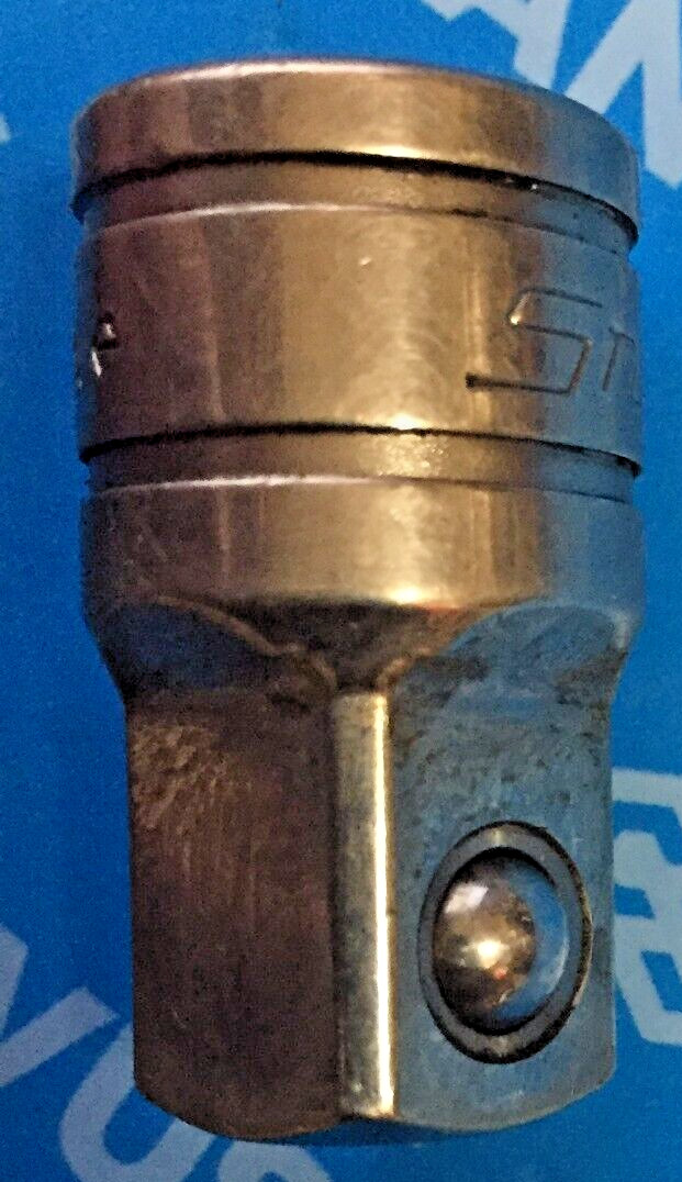 Snap-On A2A 3/8 to 1/2″dr Chrome Adaptor Socket 2019 USA Good 8.5/10
