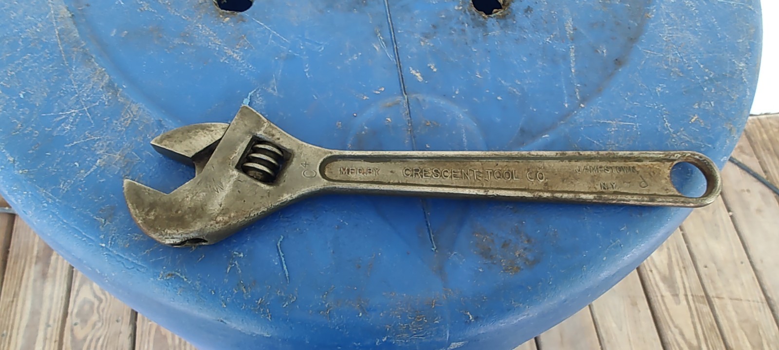 Crescent Brand 12” Adjustable Wrench Crestoloy Made in USA Jamestown NY