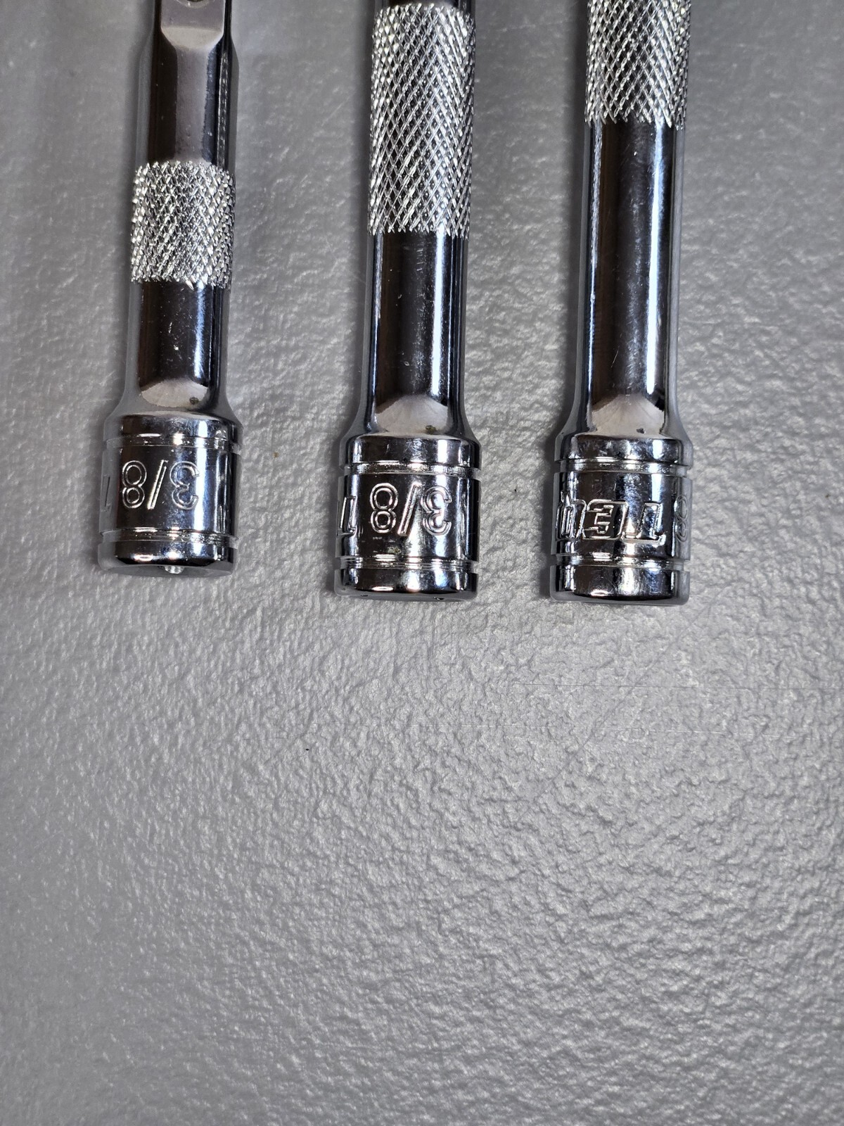 TEQ Swivels 1/2, 3/8, 1/4 & 3 Extensions 10in, 6in, 3in LOT