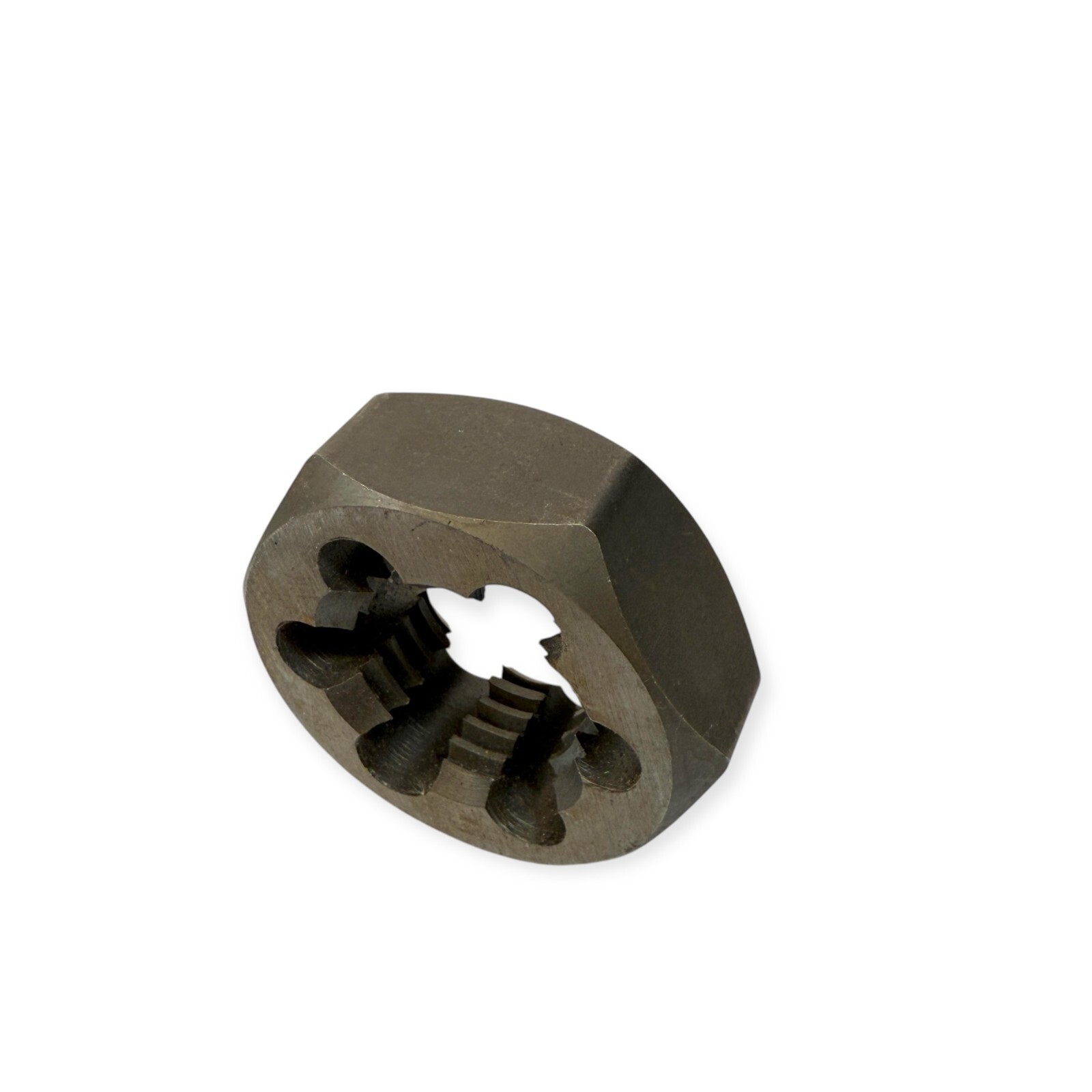 Hanson 1-1/2-6 NC x 2.5 in Rethread Hex Die Carbon Steel RH Made in USA