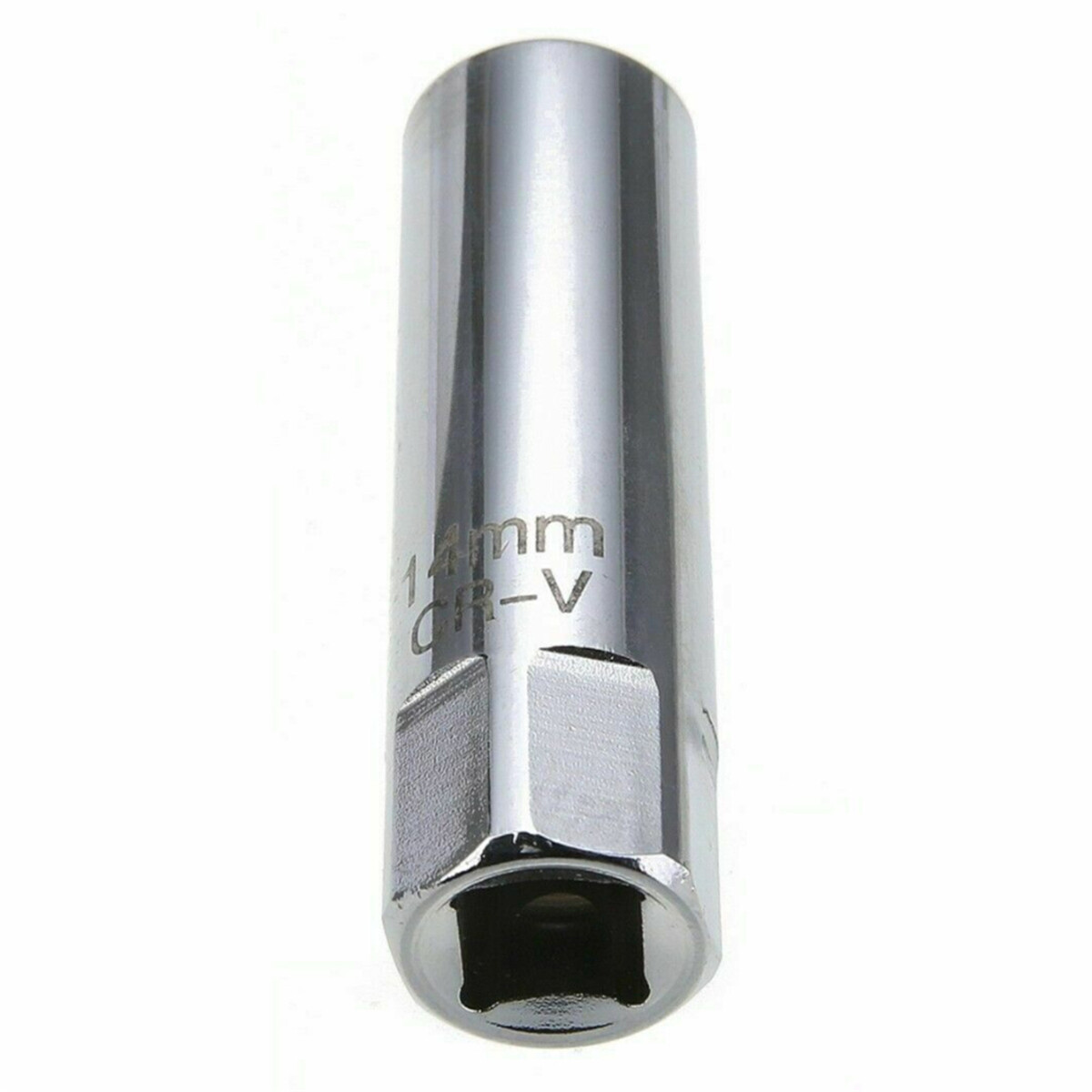 1PCS Spark Plug Socket Removal Tool Thin Wall 12 Points 14mm Magnetic 3/8″ Drive