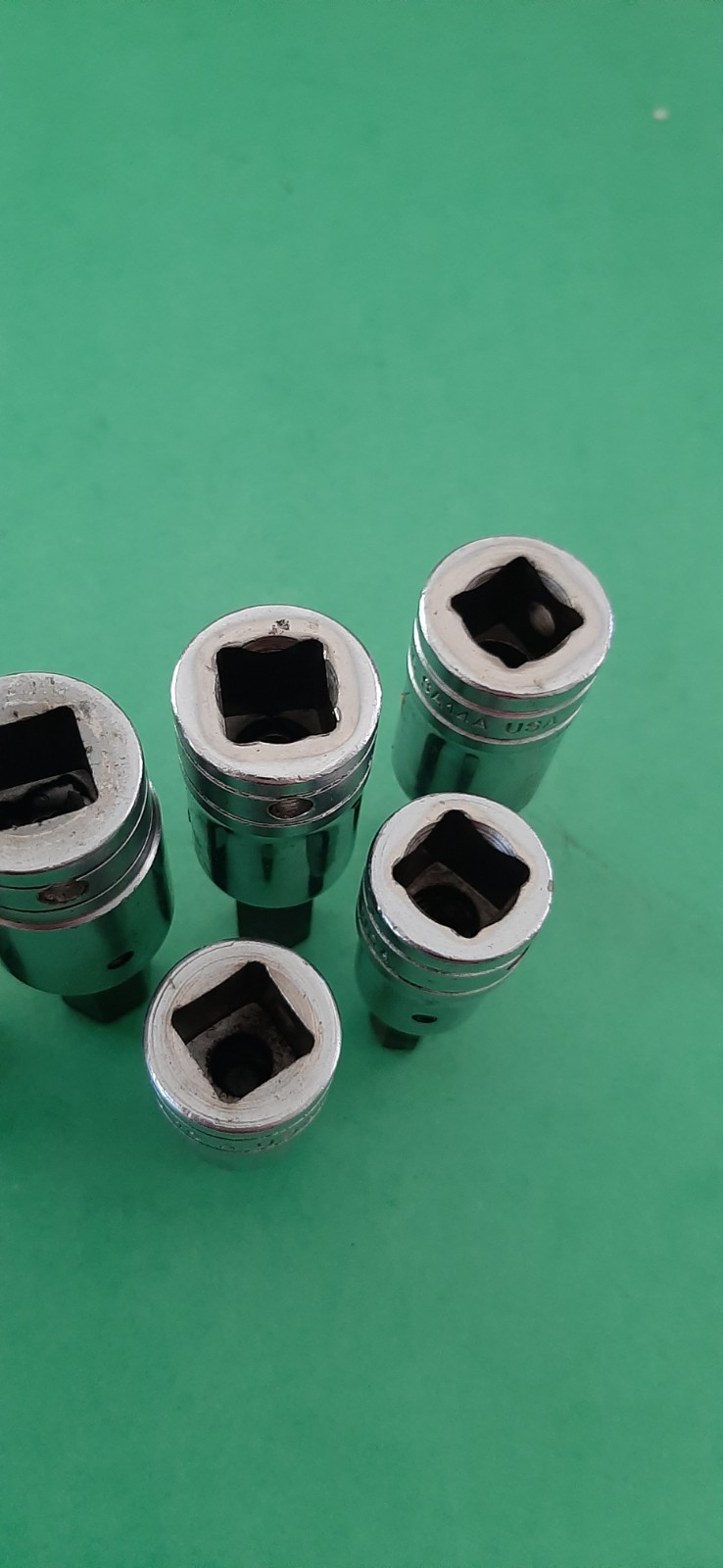 Snap-on Tools SAE Hex Bit Driver Socket Set 1/2″ Drive 5/16″ to 5/8″ W/Rail USA