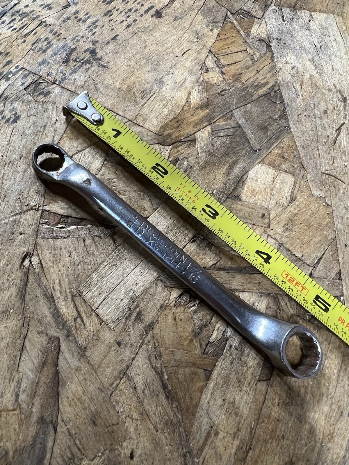 Blue point XS-1214 3/8-7/16 USA Double Box End Wrench Used