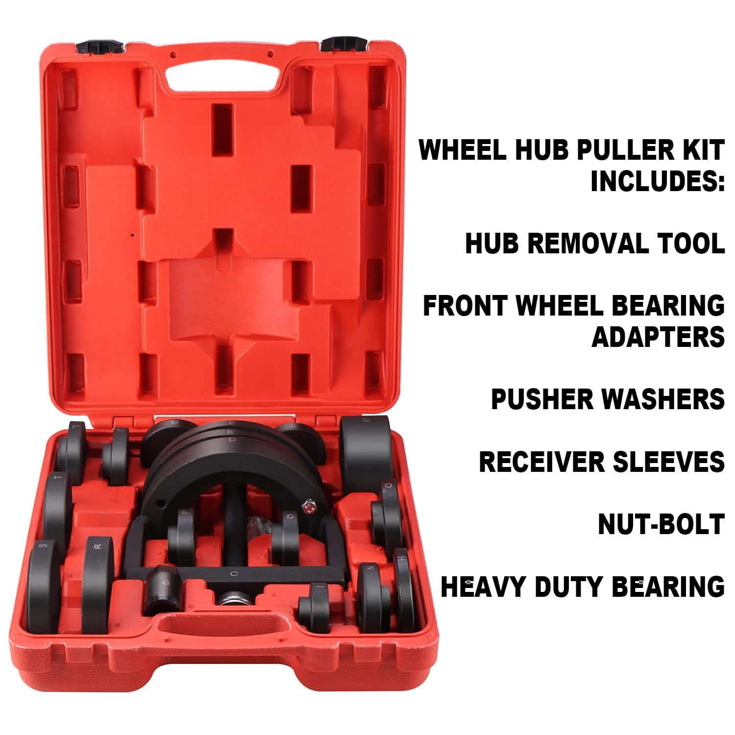 FreeTec Master Wheel Hub Removal Tool Set – C to U Sizes Back and Front…