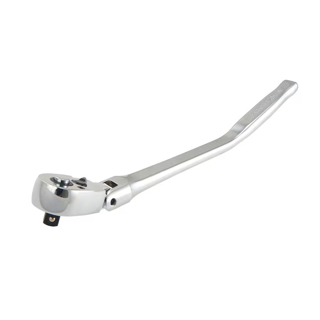 CRAFTSMAN 72 -Tooth 3/8-in Drive Chrome Handle Flexible Head Ratchet (CMMT99439)