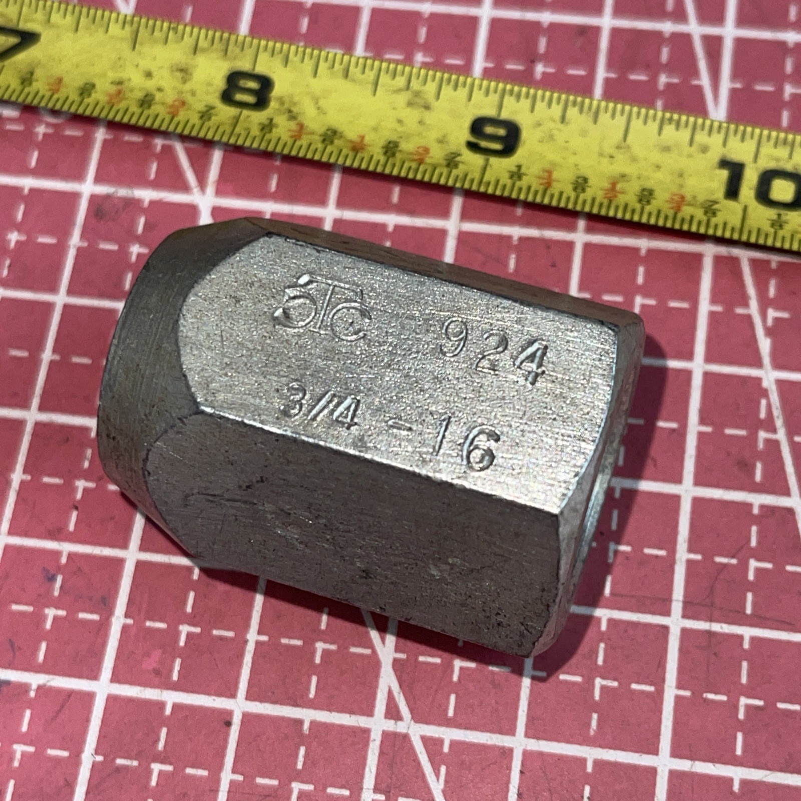 OTC USA 924 Push Pull Adapter 3/4-16 Female To 5/8-18 Female Connector Vintage