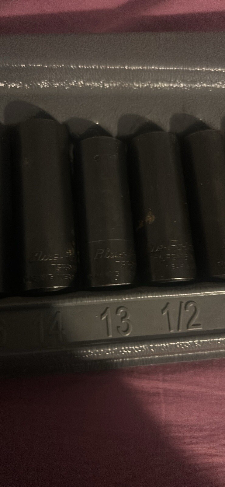 blue point twist deep extraction sockets 3/8 impact