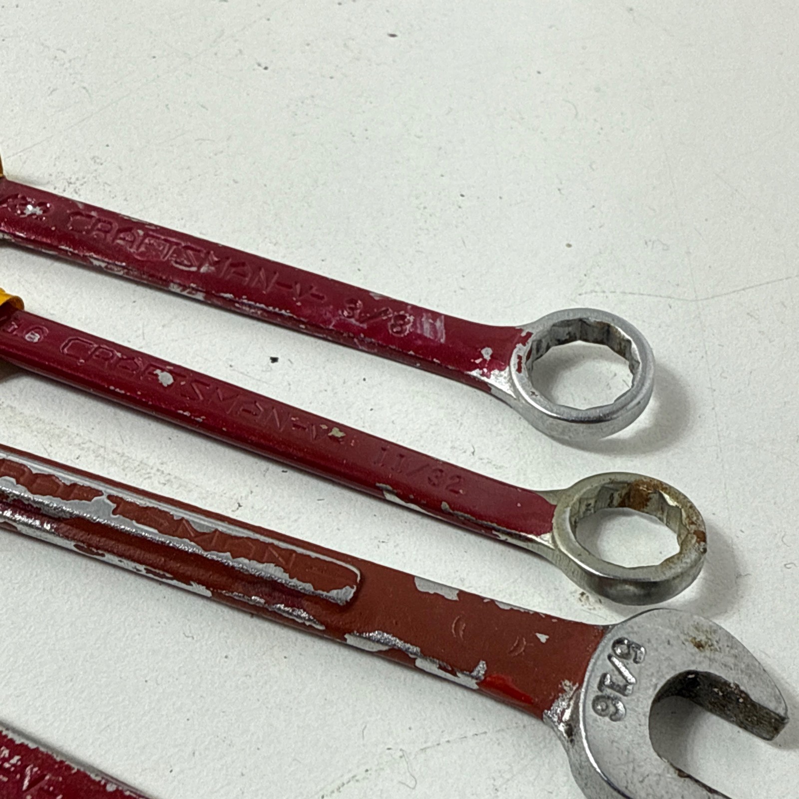 craftsman 13/64 -3/8 wrench lot small lot of 8 total. painted